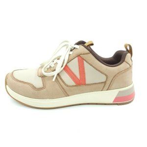 Vionic Women's Sneakers Shoes Rechelle Size 6 Nubuck Nylon Running Toffee Multi